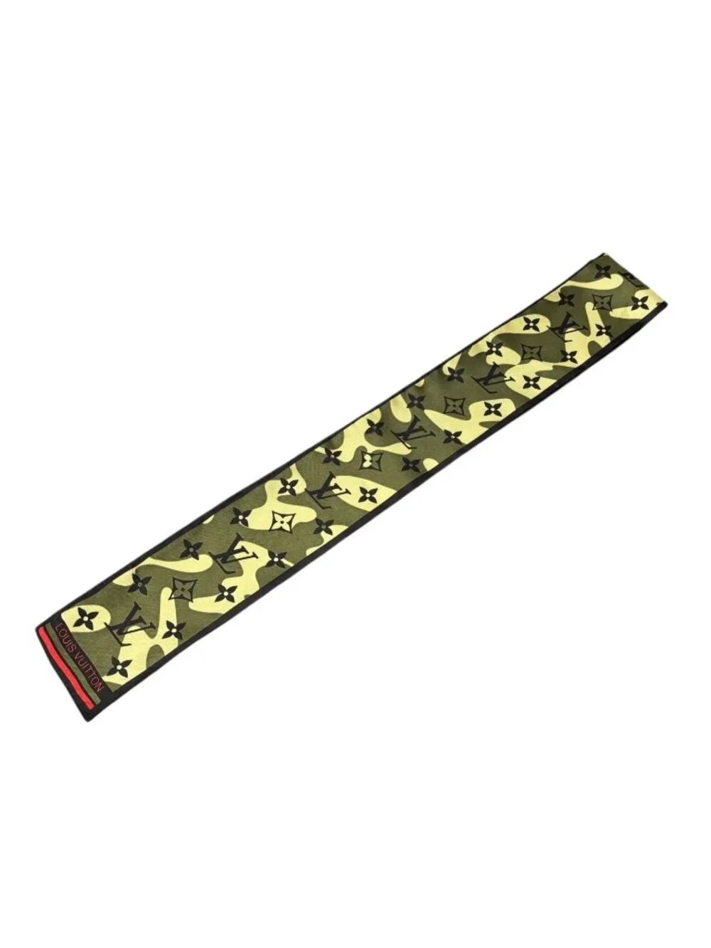 Louis Vuitton Takashi Murakami Bandeau Monogram Moflage Scarf Twilly Silk
